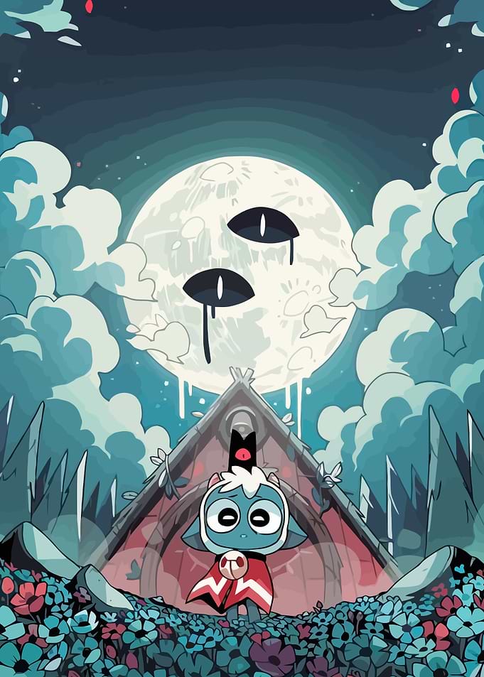 Nighttime Fantasy Illustration