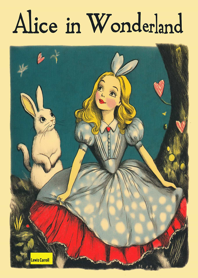 Alice in Wonderland Book Cover