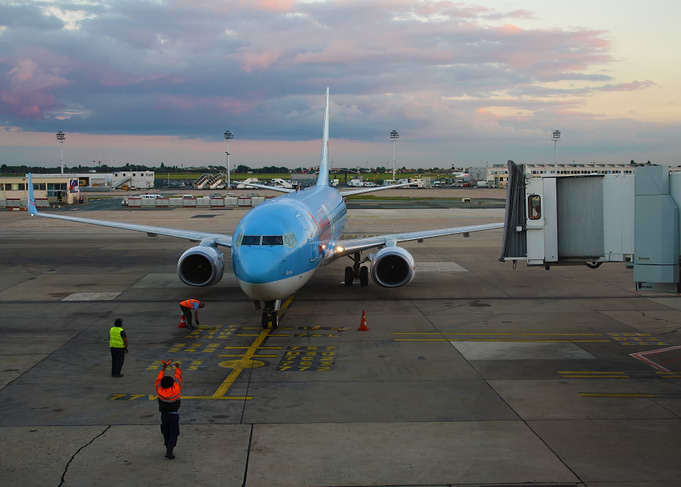 Airplane at Gate