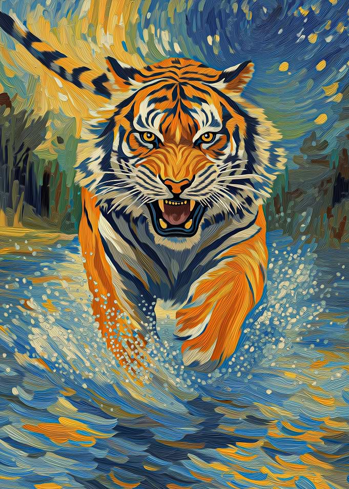 Tiger in Water