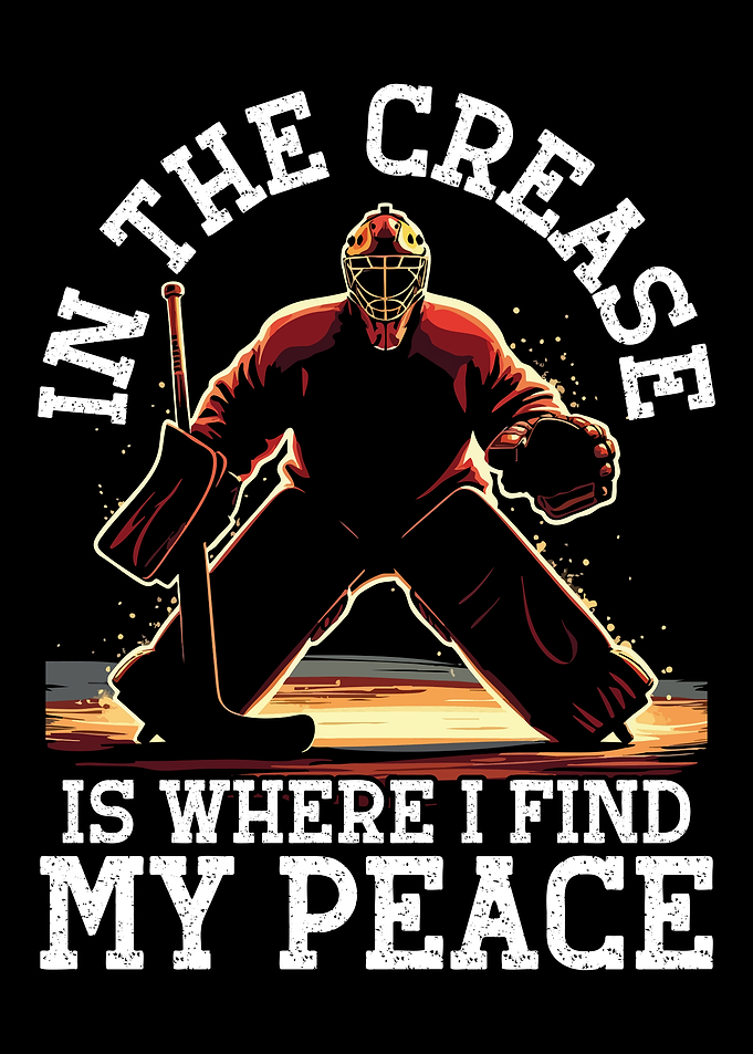 Ice Hockey Goalie Graphic