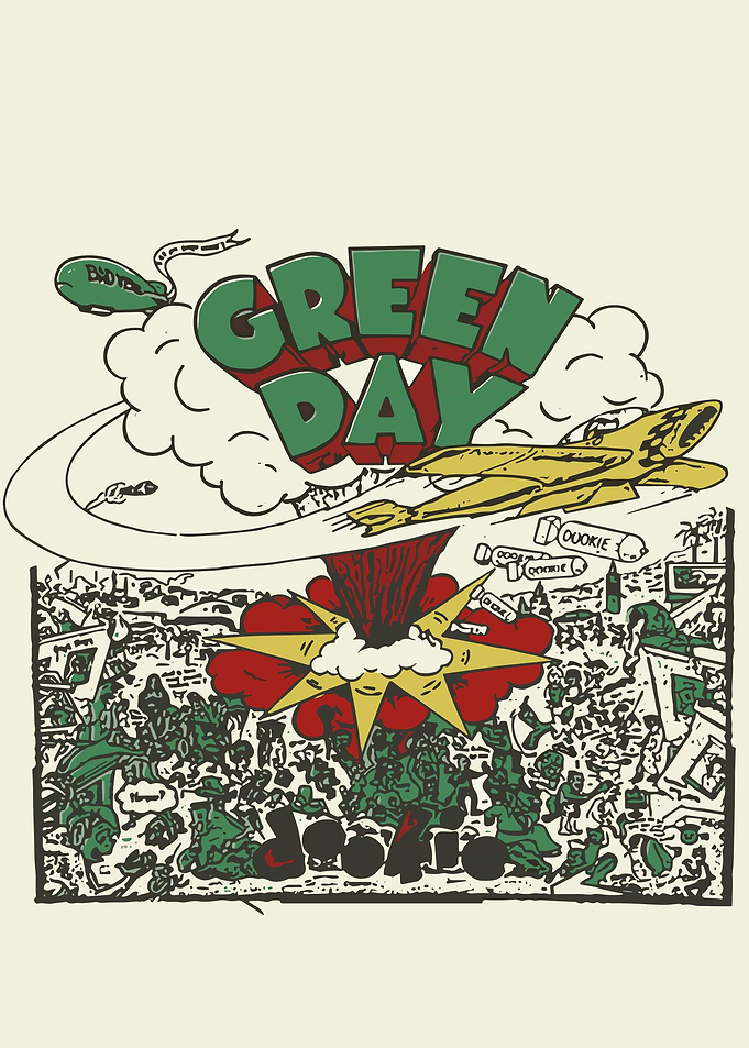 Green Day Dookie Album Art