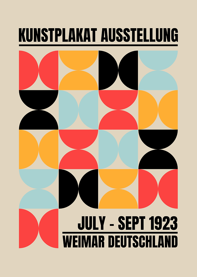 Geometric Art Poster
