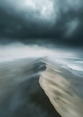 Australia Sand Dunes, Storm