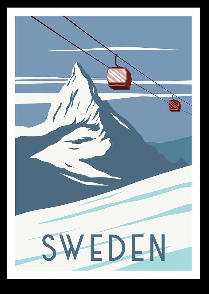 Sweden Mountain Landscape