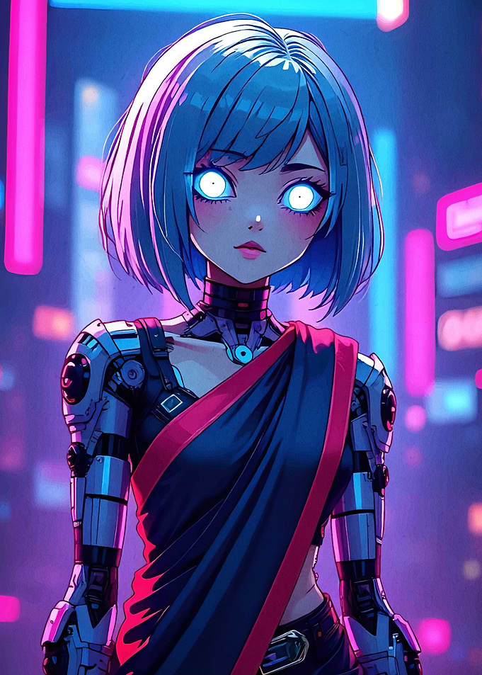 Cyberpunk Anime Girl