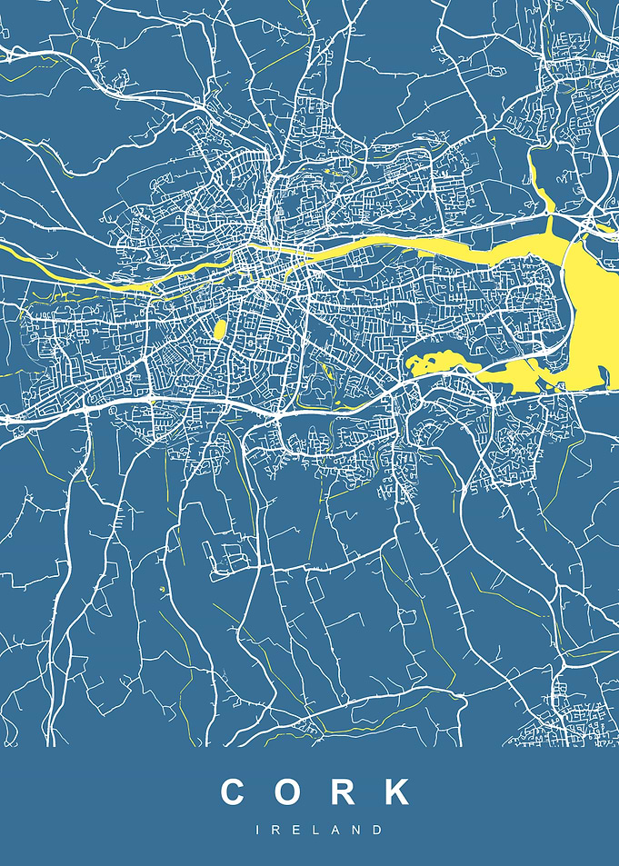 CORK IRELAND City Map