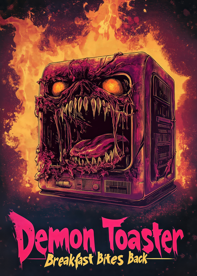 Demon Toaster Poster