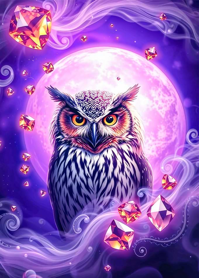 Topaz Owl Stonimal