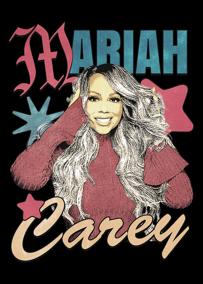 Mariah Carey Retro Portrait
