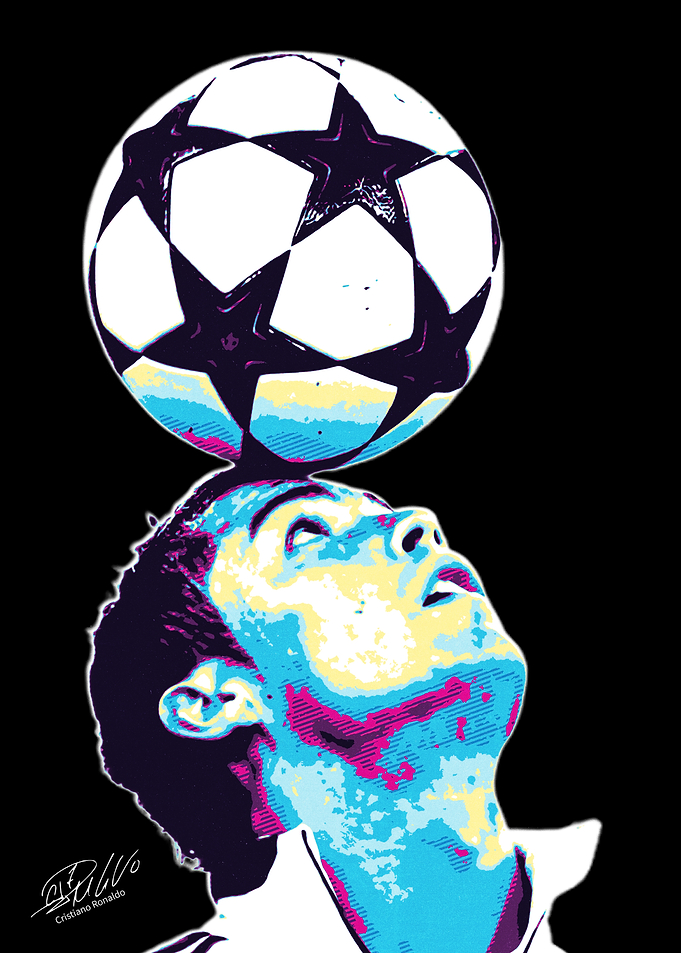 Cristiano Ronaldo Soccer Art
