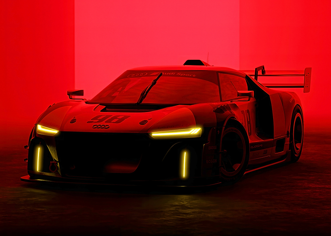 Audi Red Race Car