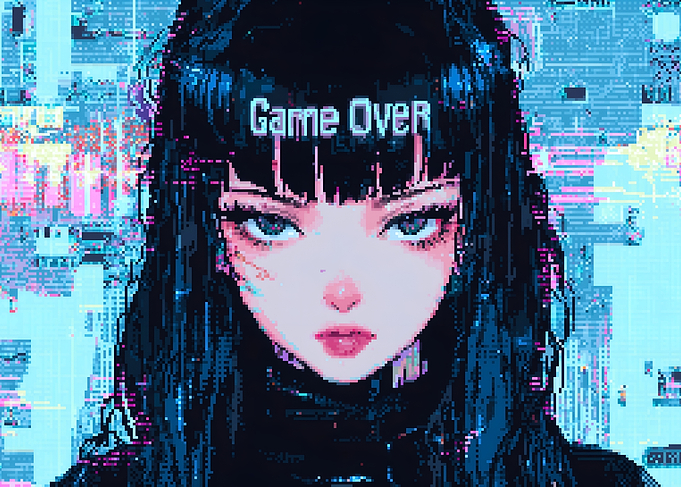 Game Over Anime Girl
