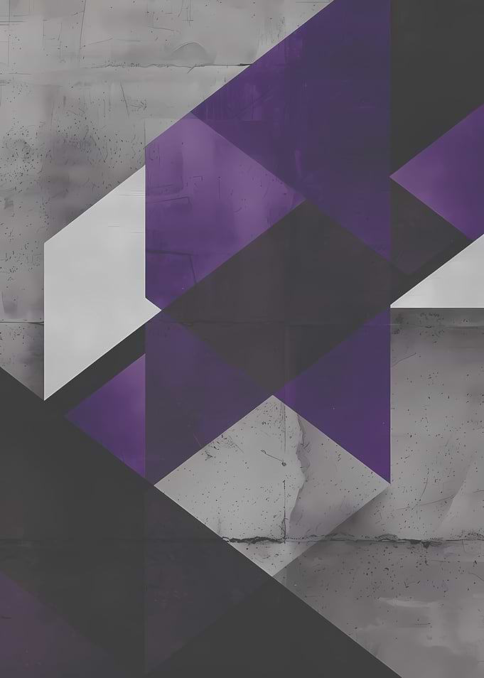 Purple Geometric Abstract