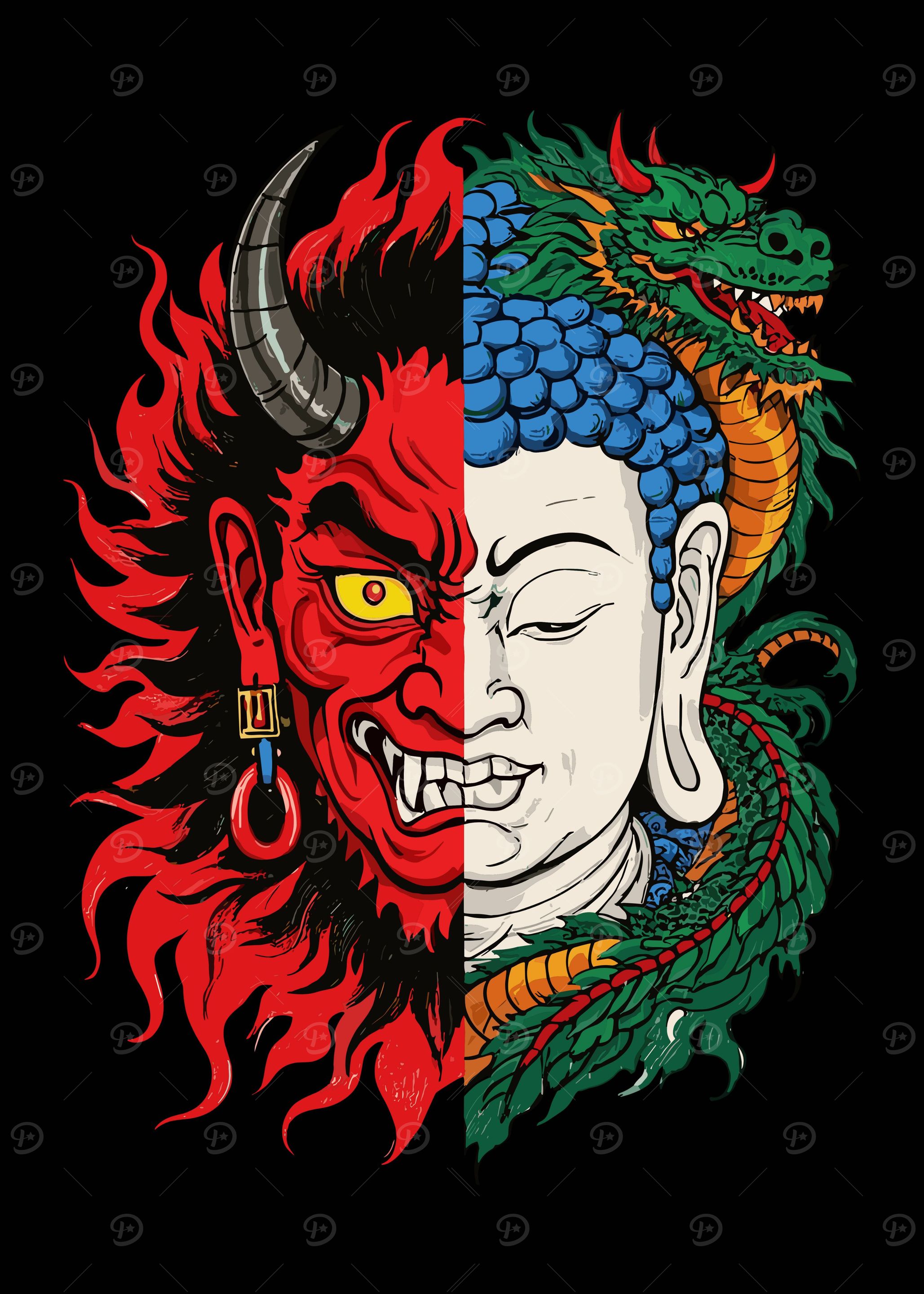 Devil & Buddha Dragon
