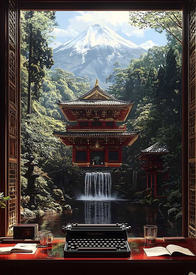 Japanese Temple View