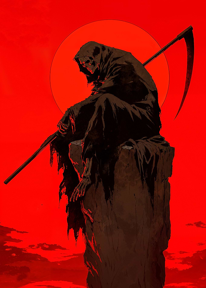 Grim Reaper skull