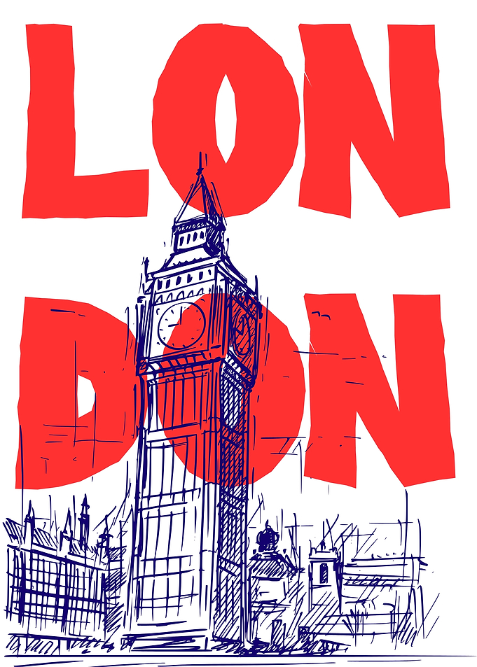 London Big Ben Sketch