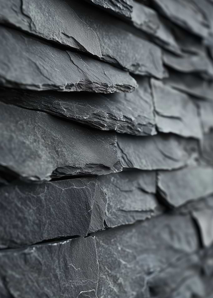 Gray Slate Wall Texture