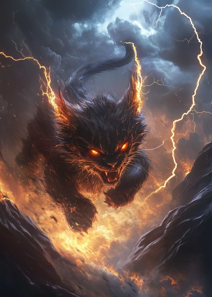 Fiery Feline