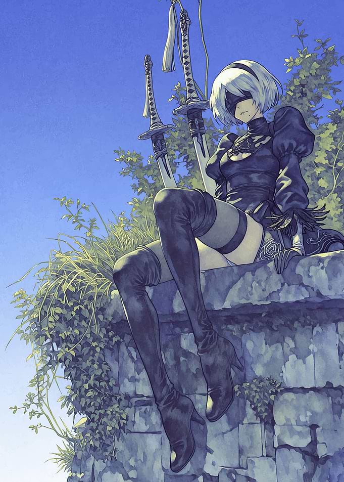 2B Nier Automata Artwork
