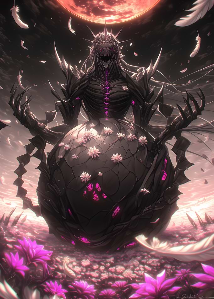 Dark Deity with Egg