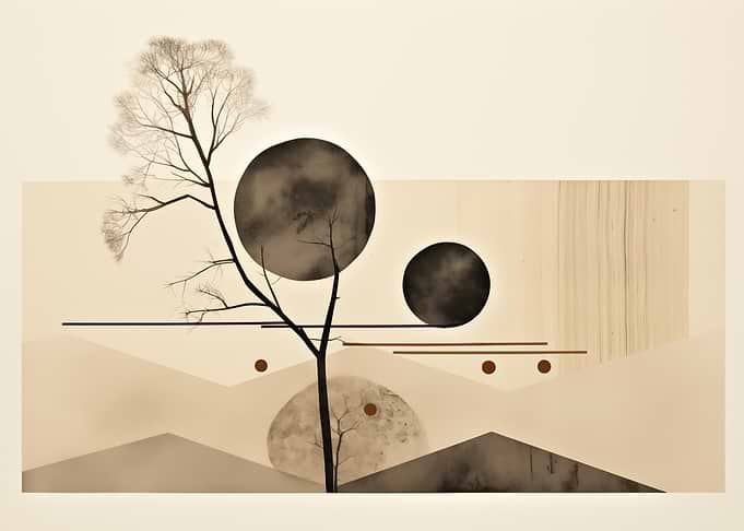 Abstract Tree and Circles