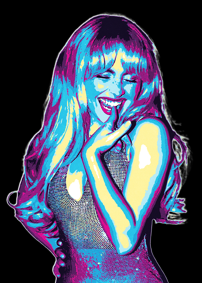 Sabrina Carpenter Retro Art