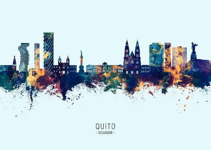 Quito Ecuador Skyline