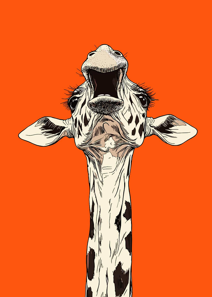 Giraffe Portrait