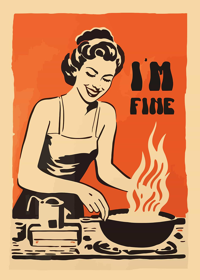 Retro Kitchen Poster