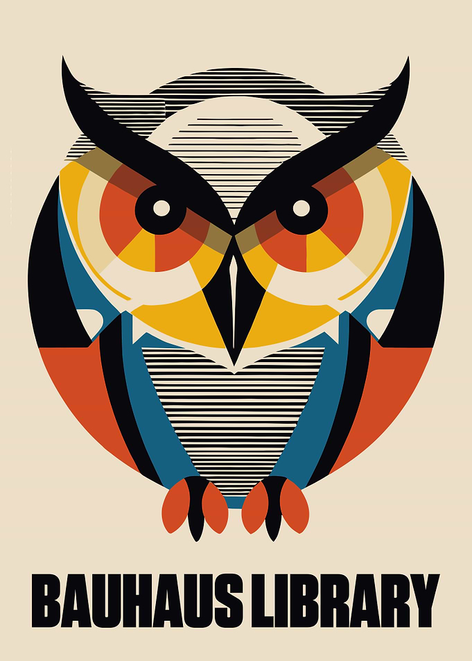 Bauhaus Owl Poster