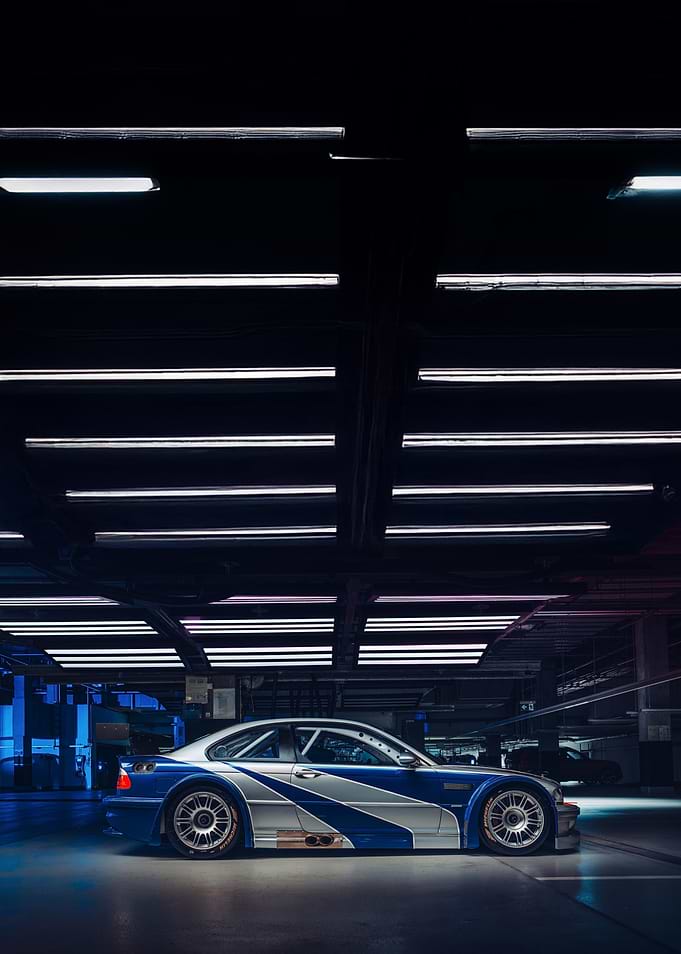 BMW M3 GTR Race Car