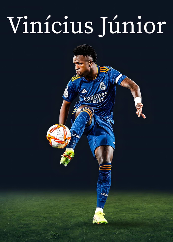 Vinicius Junior Soccer Poster