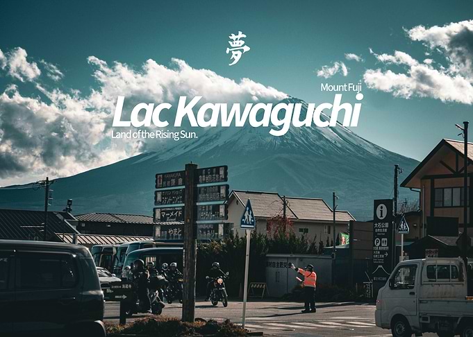 Crossroads in Fujikawaguchiko