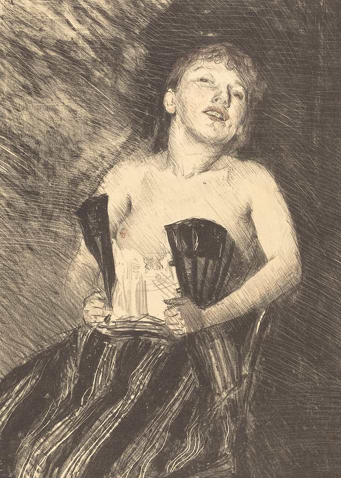 Woman with Fan
