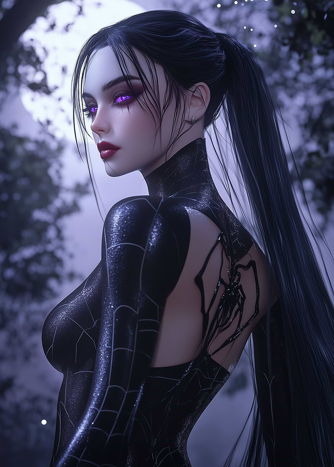 Spiderweb Tattoo Woman