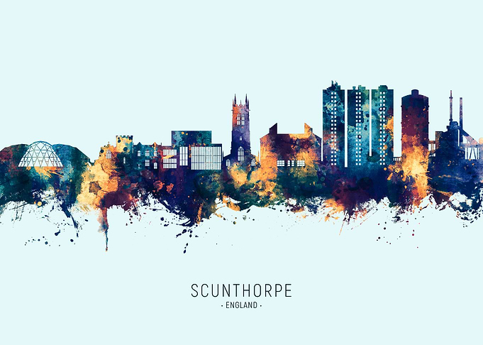 Scunthorpe England Skyline