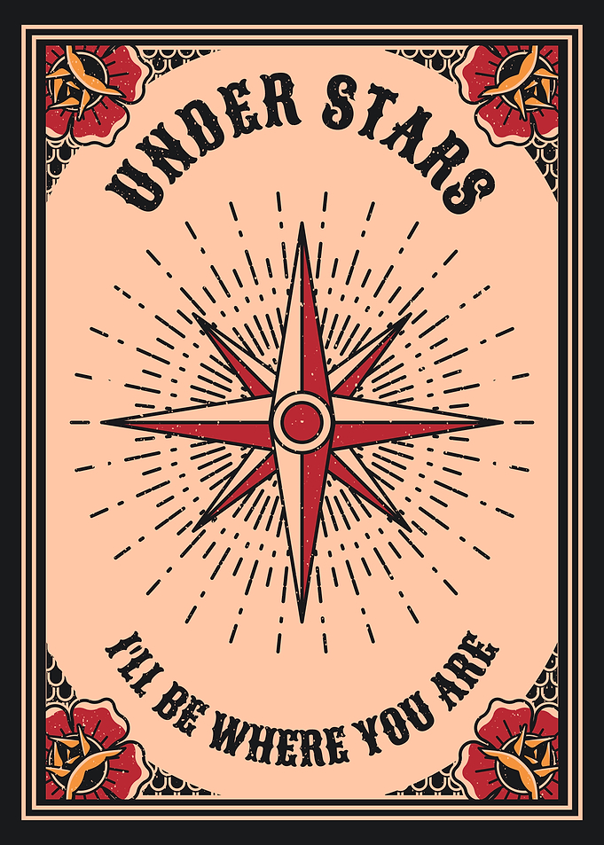 Vintage Compass Tattoo