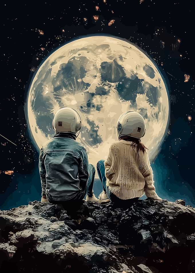 Couples Under the Moon