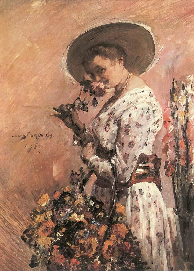 Woman with Flowers
