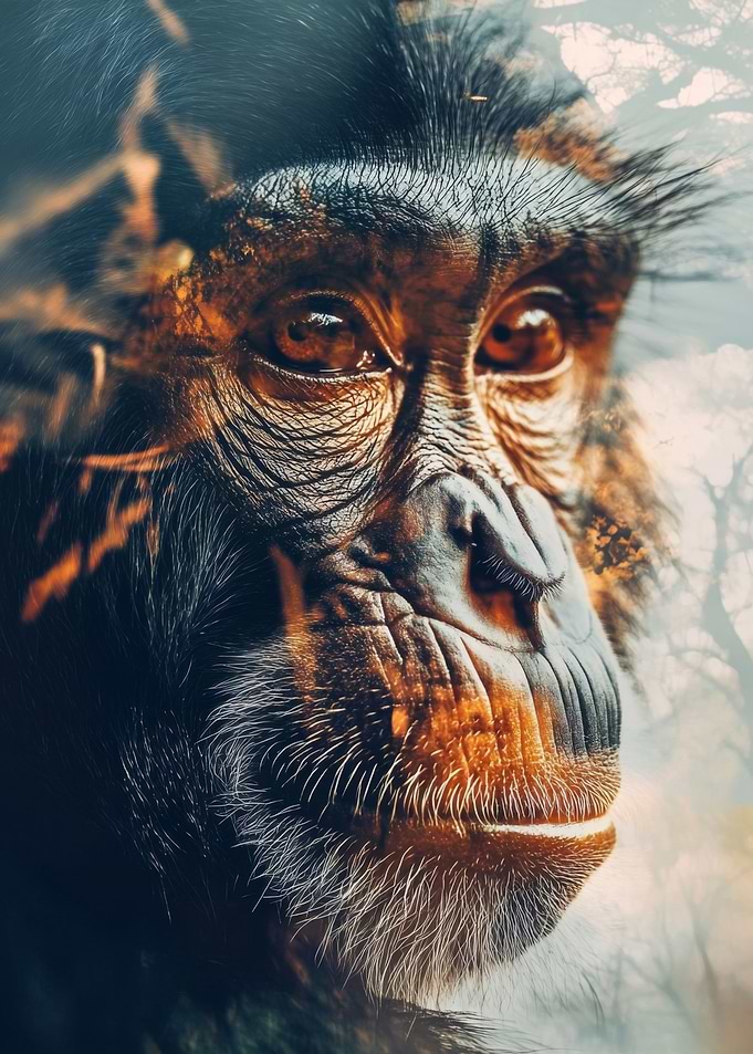 Chimpanzee Portrait