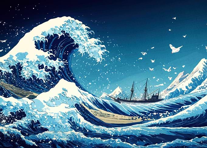 Great Wave Print