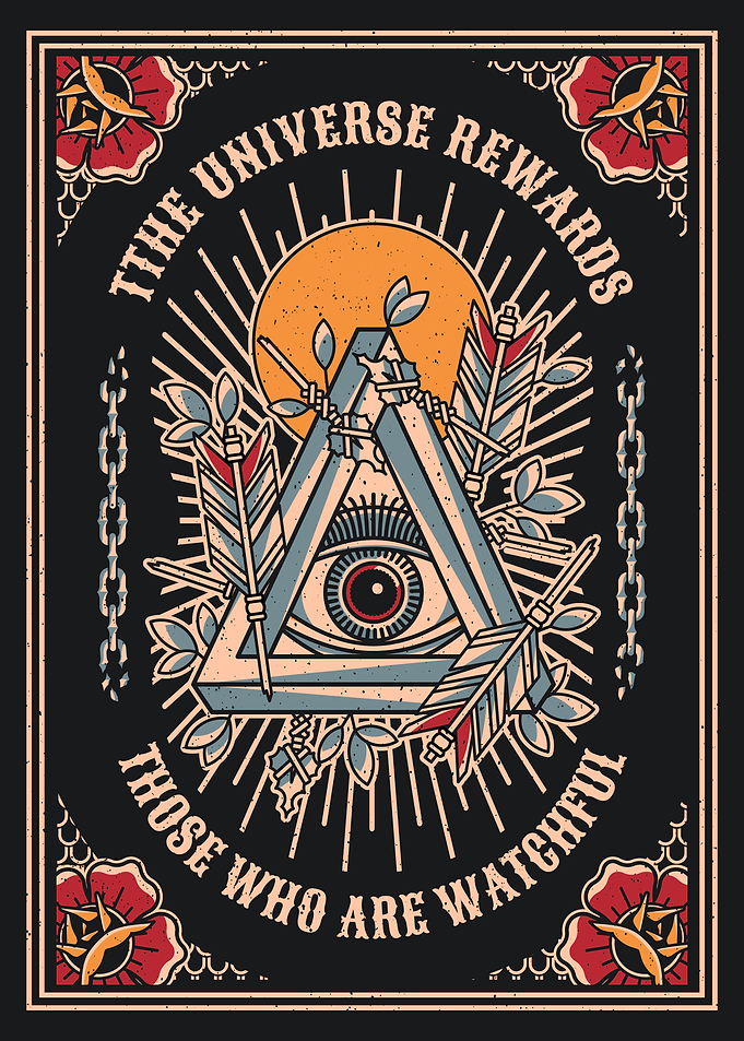 Watchful Eye & Arrows Tattoo
