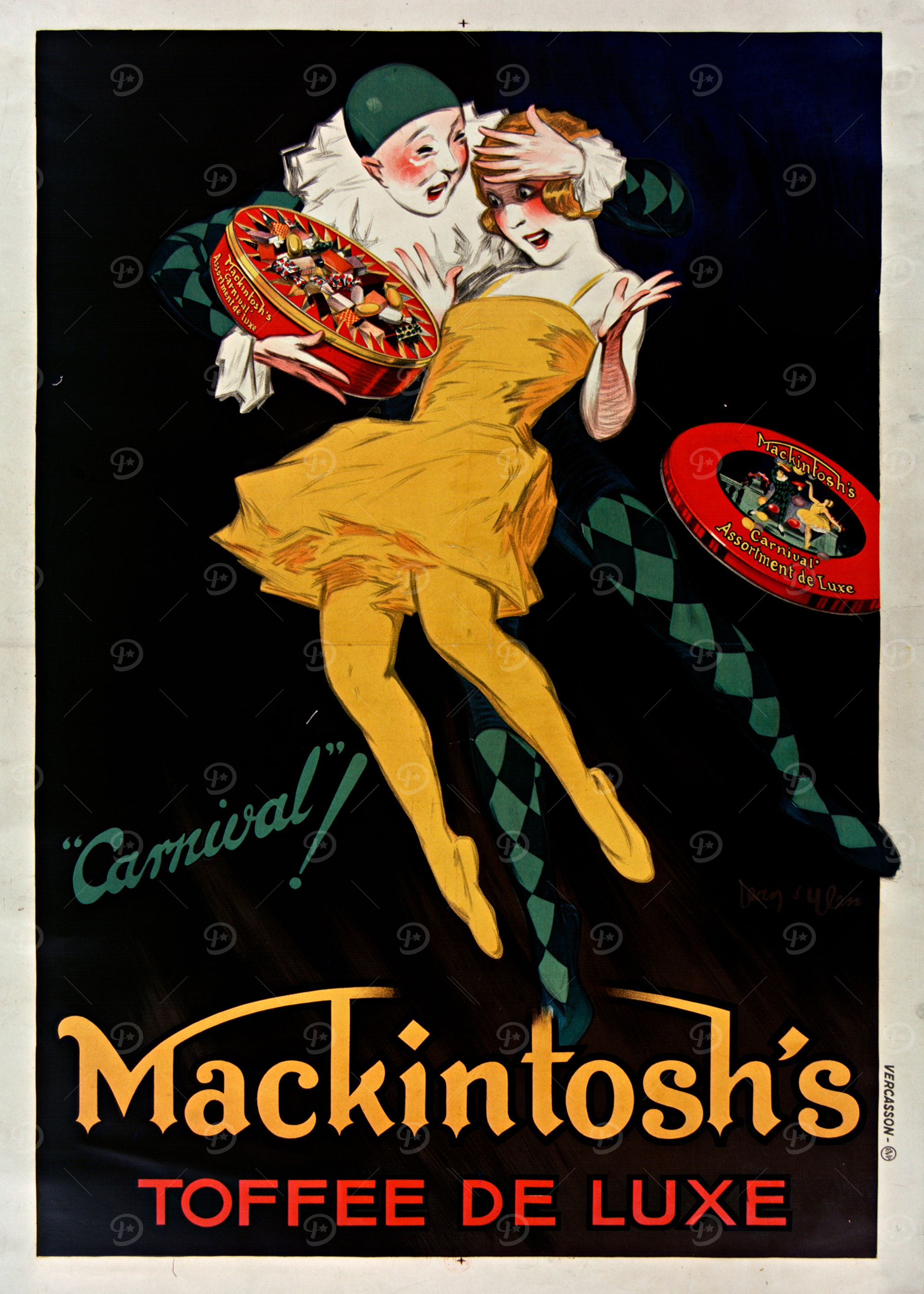 Mackintosh's Toffee De Luxe Poster