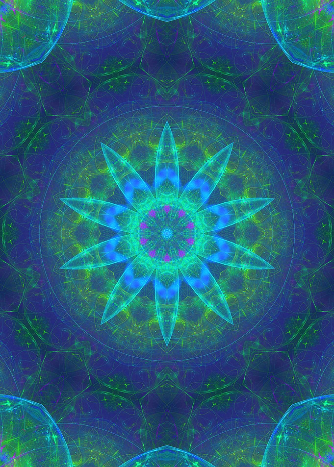 Psychedelic Floral Fantasy