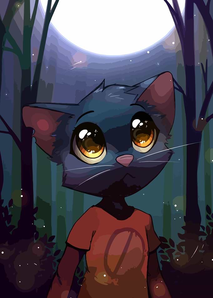 Cat in the Woods