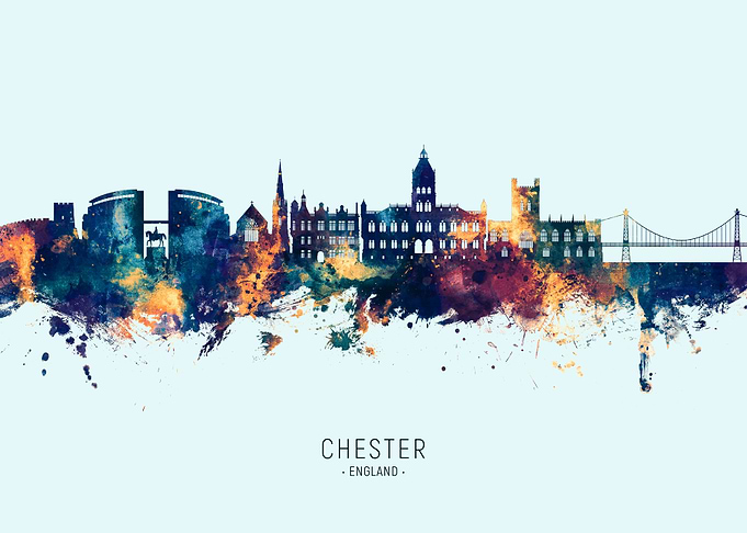 Chester England Skyline