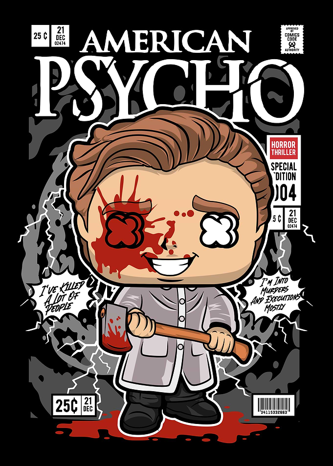 American Psycho Comic Cover