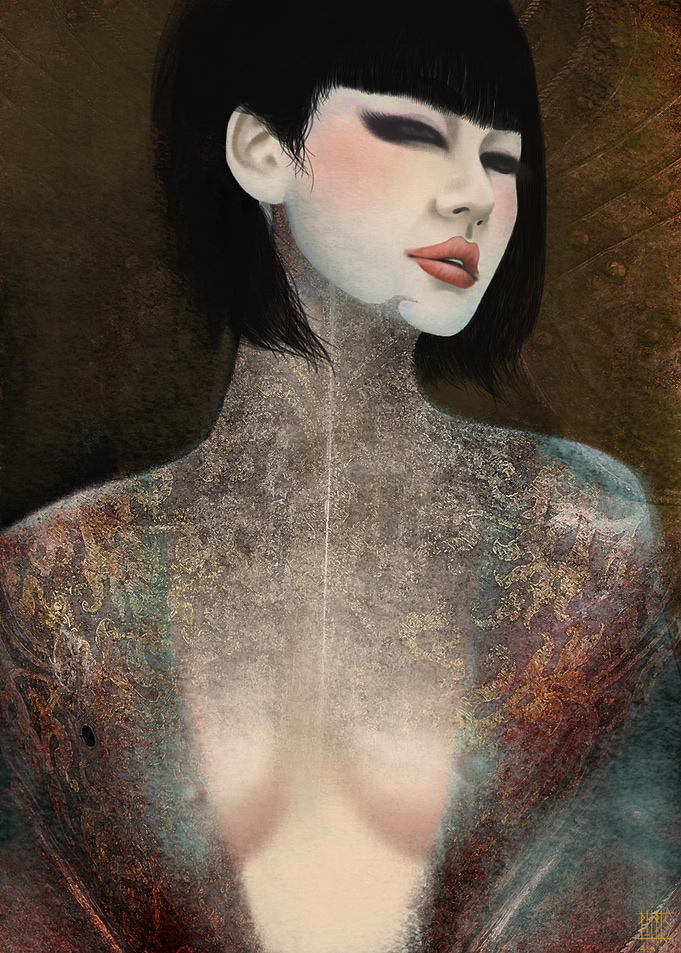 Woman with Tattoo